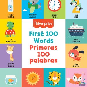 Fisher-Price First 100 Words (Primeras 100 Palabras) Board Book in English & Spanish